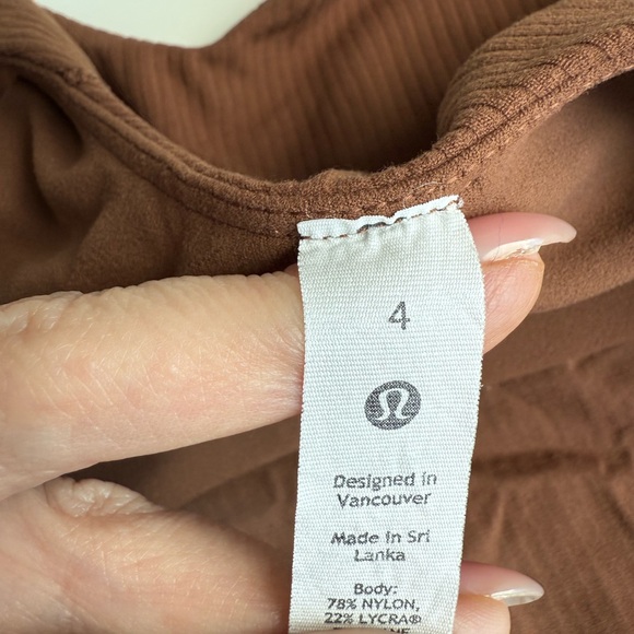 SOLD 131. Lululemon Athletica Brown Top - Picture 3 of 4